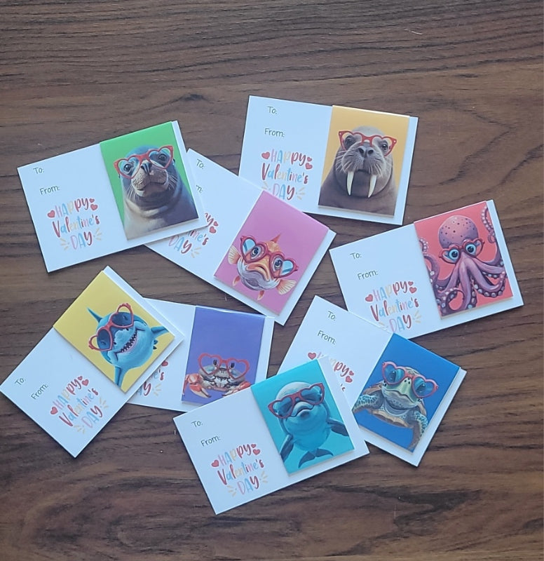 Bookmarks in bulk for Classroom Valentines