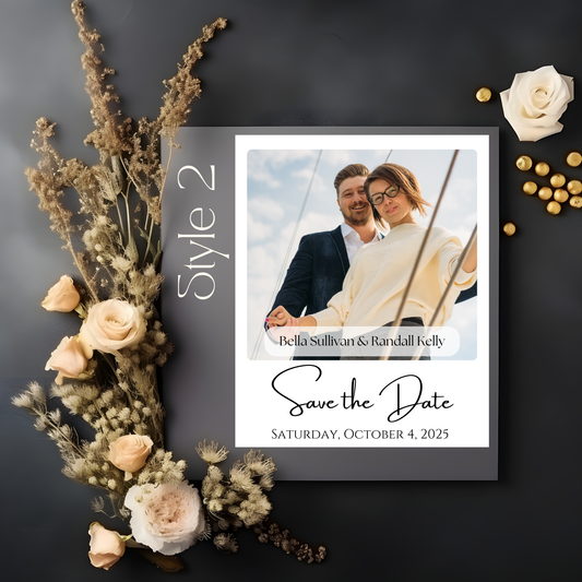 Save the Date - Wedding Announcements - flexible magnets