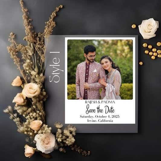 Save the Date - Wedding Announcements - flexible magnets