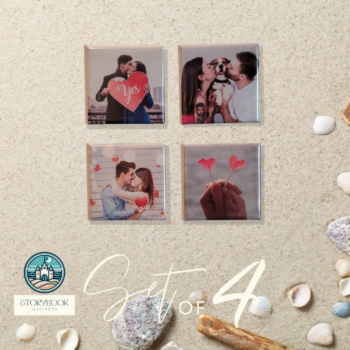 2" x 2" Pressed Photo Magnets