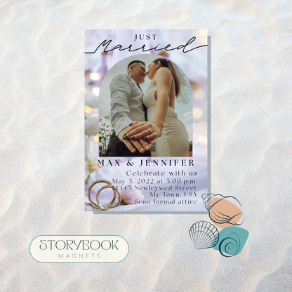 Announcements - Married - Engaged - Flexible magnets