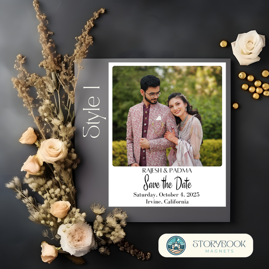 Save the Date - Wedding Announcements - flexible magnets
