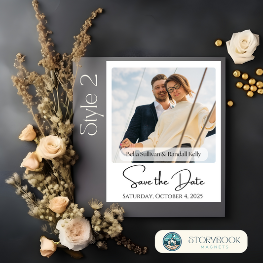 Save the Date - Wedding Announcements - flexible magnets