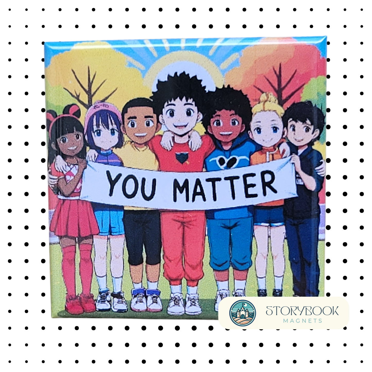 Awareness & Support Magnets | Handmade 2"x2" Gifts